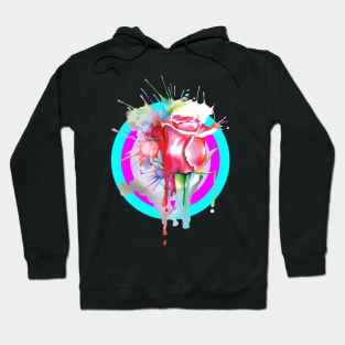 Water Color Rose Hoodie